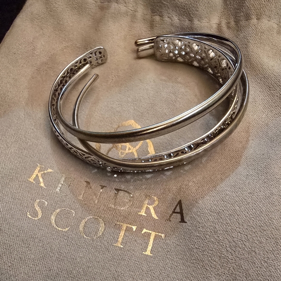 Kendra Scott Silver Tiana Cuff Bracelet Set - Picture 11 of 16